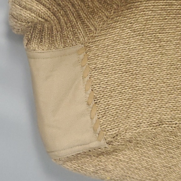 Lauren Jeans Company Ralph Lauren Vtg, Western Style, Button Down Sweater Tan, M - Picture 8 of 8